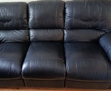 2 Three seater couches and 1 two seater