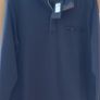 NEW Mens 'Verdoneire' Navy Sweater with brown trim Image 2