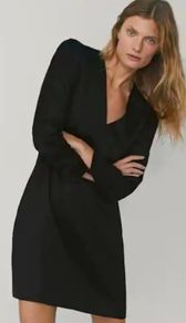 Massimo Dutti V Neck Dress