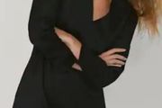 Massimo Dutti V Neck Dress