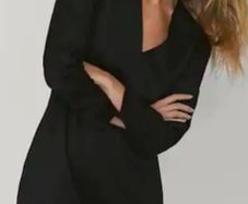 Massimo Dutti V Neck Dress