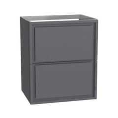 Clearance: Novum Duet 50cm ANTHRACITE Wall Hung Unit
