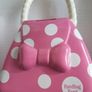 new pink handbag money box in unopened box Image 2