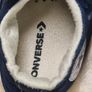 baby CONVERSE trainers runners shoes navy velcro fastened Size UK 3 EU 19  11.5cm infants Image 9