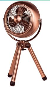 Copper tripod fan