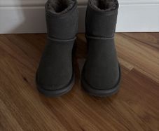 Next grey girls Ugg style boots uk 2 worn once