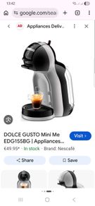 dolce gusto coffee machine & pods