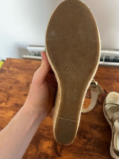 River Island wedge espadrilles size 7