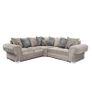 Verona Beige & Grey Scatter & Fullback Cushions Sofa Image 4