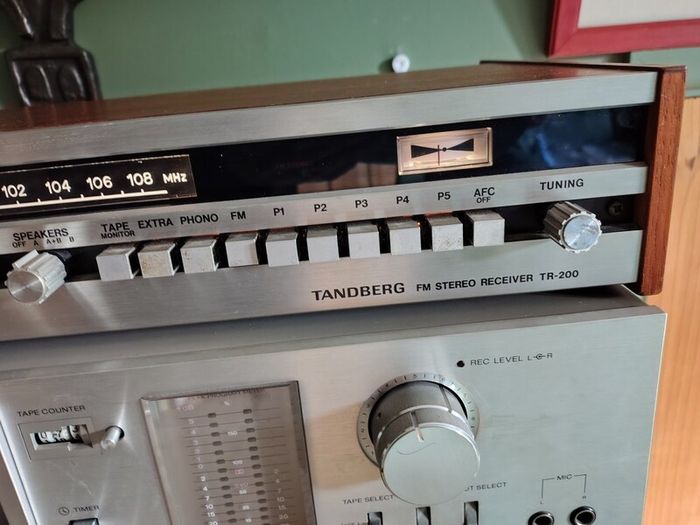 Tandberg TR-200 Stereo Receiver Amplifier. Vintage
