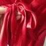 'Only' red satin/cotton top Image 5