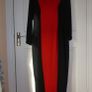 Evening Dress Gown Red & Black. Long and slender. Uk 12 Medium Excellent Condition Image 4