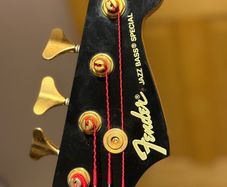 1988 Fender Japan PJR65 Jazz Bass Special PJ Active Contemporary Bass (Black)