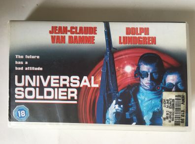 Universal Soldier [1992] Jean-Claude Van Damme, Dolph Lundgren, Ally Walker (PAL VHS Cassette Movie)