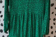 Green MIDI dress size L 14-16
