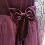Girls occassion dress with matching bag  and fur bolero , shoes and socks Image 3