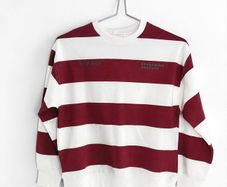 New Mango Kids Striped Sweatshirt