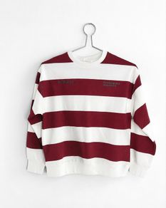 New Mango Kids Striped Sweatshirt