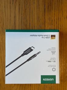 Hi-Res 32bit/384kHz DAC USB-C to 3.5 mm jack audio cabl