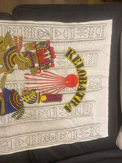 Egyptian cloth print