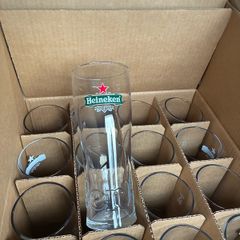 24 Heineken Pint Glasses.