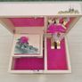 Antique Japanese music box with jewelry box from the 1960s. Image 8