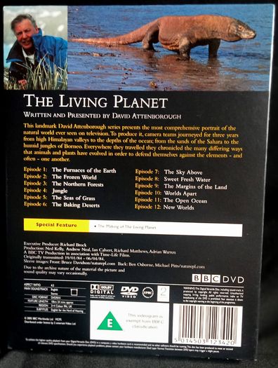 David Attenborough: The Living Planet - The Complete Series DVD (2003)