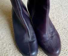 Aetrex Tall Boots brown leather size UK 6.5 euc