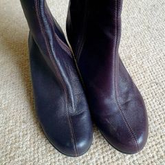 Aetrex Tall Boots brown leather size UK 6.5 euc