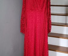 CurveWow red lace maxi dress, Size 20, BNWT