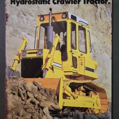 Vintage Style  Metal Sign. Leibherr crawler tractor advertisement.