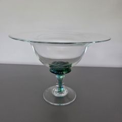 Large Glass Footed Bowl Jerpoint Glass Studio