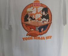 Burger King x Naruto Promo T-Shirt Your Ninja Way XL