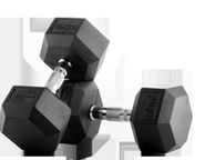 main image for ad 2.5kg Hex Rubber Dumbells