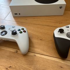 Xbox Series S with normal and Pro controller