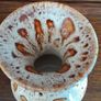 Mid Century Fosters England Honeycomb 6 inch vase Image 3