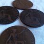 1912 Copper Pennies. Image 5