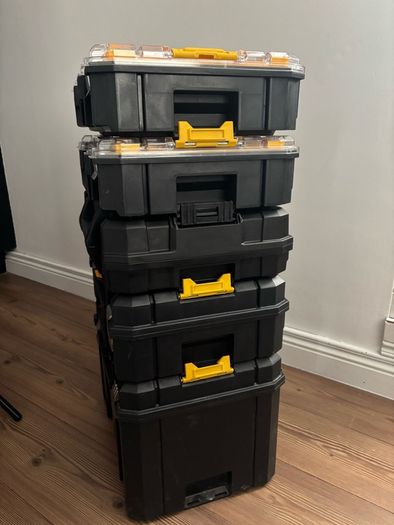Dewalt Tstak 2.0 Storage Bundle (5 Boxes) Ip54