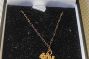 9ct gold Little Angel pendant necklace