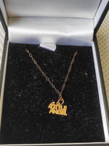 9ct gold Little Angel pendant necklace