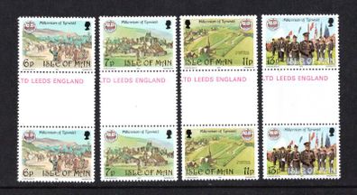 1979 Isle of Man Millennium of Tynwald Commemorative Stamps Gutter Pairs Mint Never Hinged (MNH)