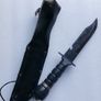 Vintage 1980s Survival Knife with compass and a storage compartment in the knife handle Image 7