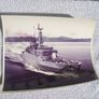 ROYAL NAVY (photoprints x 5) - Sea Harrier fighter jets, F174 Frigate & aircraft carrier deck with aircraft (1980's / 1990's) Image 5