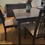 Reduced to clear asap - Dining set: Table (extendable) and chairs Image 2