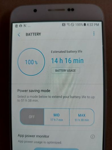 Samsung Galaxy A8, Model SCV 32, 2GB Ram, 32GB HDD, Android version 7.0, in excellent working and cosmetic condition