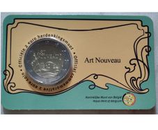Belgium 2 Euro Brilliant Uncirculated Coin 2023 - Art Nouveau - 2 Euro Commemorative Coin