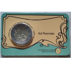Belgium 2 Euro Brilliant Uncirculated Coin 2023 - Art Nouveau - 2 Euro Commemorative Coin