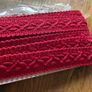 New 5.75 metres of red half in thick upholstery gimp Image 3