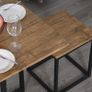 MDF Topped Steel 5-Piece Dining Table w/ 4 Stools Set Black (FREE SHIPPING) Image 9
