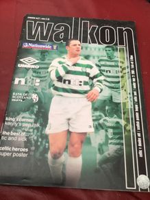 Celtic Football program V Dundee Utd 21/5/2000